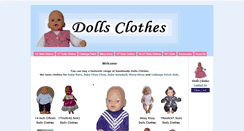 Desktop Screenshot of dollsclothes.com.au